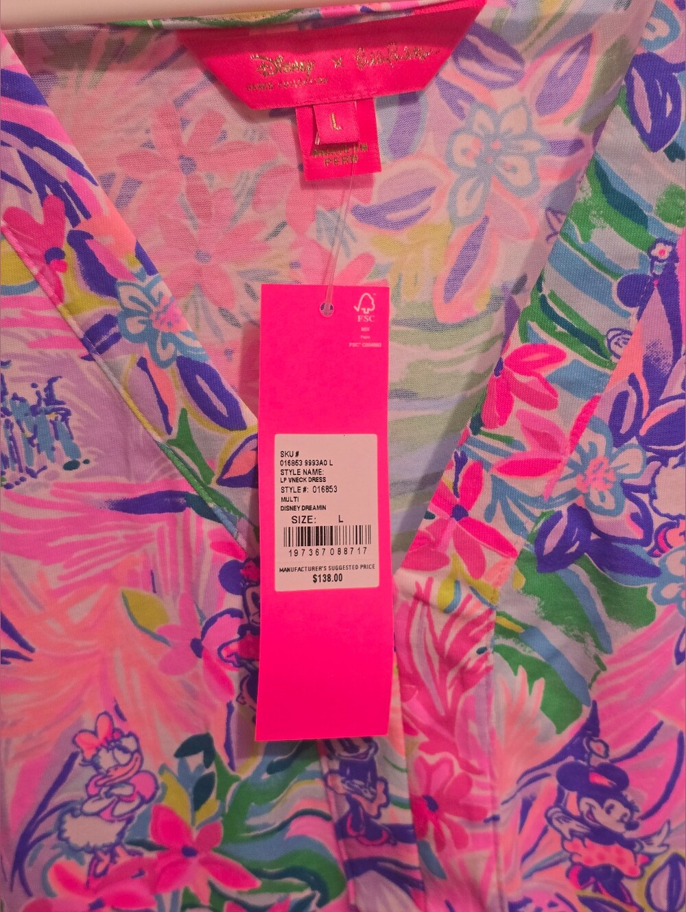 Lilly Pulitzer v neck dress - Picture 6 of 9